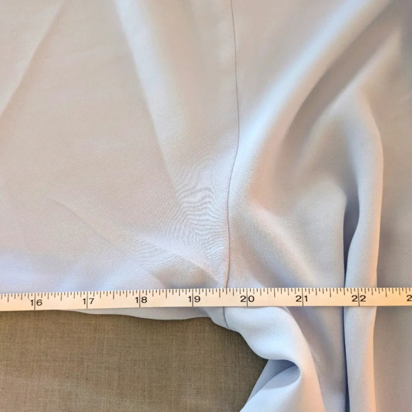 Elizabeth and James blue chiffon long sleeves blouse XXL NWT - Picture 10 of 11